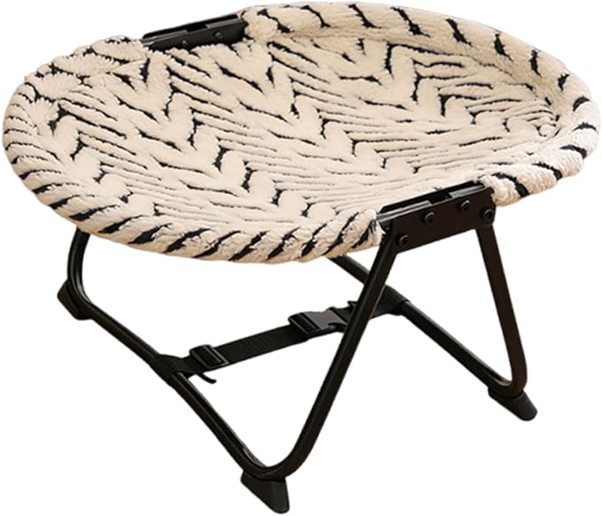 Elevated Pet Bed Supplies Gifts Metal Frame Indoor Folable with Storage Bag Portable Outdoor Furniture Versatile Accessory