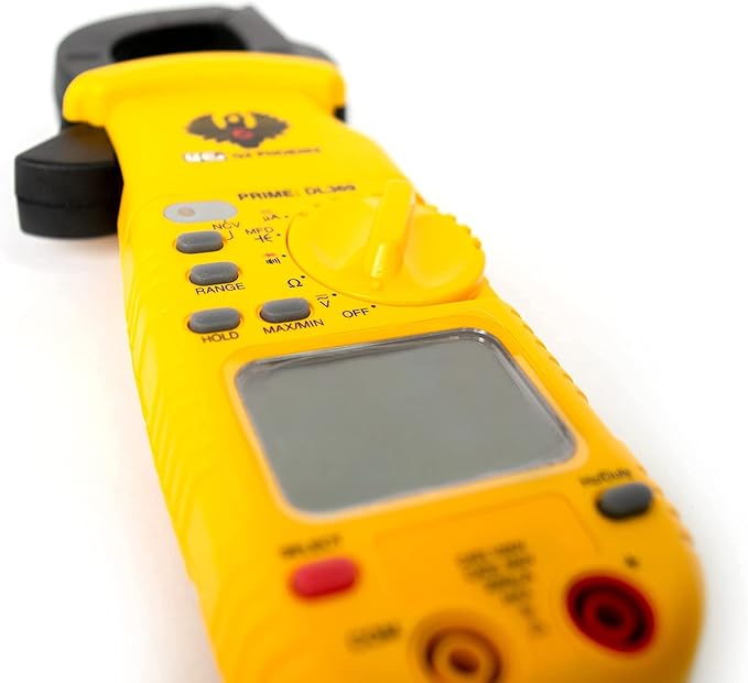 UEi DL369 Digital Clamp Meter HVAC Auto-Ranging 4000 Counts Volt Meter AC Amp