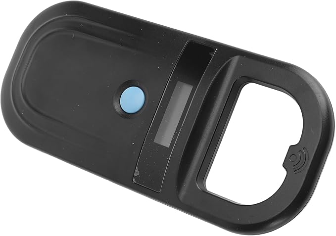 Sorandy Rechargeable EMID FDX B Portable Pet Microchip Scanner, Pet Chip Scanner, OLED Display with 134.2KHz, 128 Sets of Data, Ideal for Animal, Pigs, Dogs, Cats (Black)