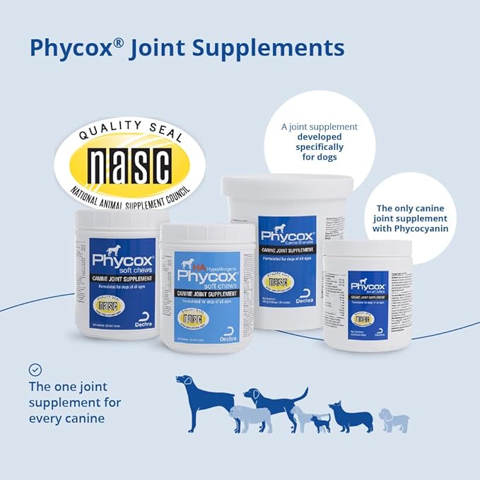 Phycox Dog Joint Supplement Soft Chews, 120 Ct