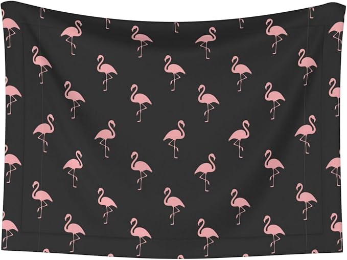 Pet Blanket for Travel and Home, Flamingo, Reversible Plush Dot Design with Soft Grip Texture on One Side Perfect for Car Seats Moving Vehicles