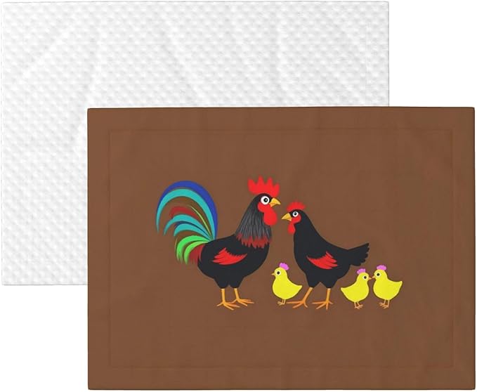Chicken Farm Animal Print Soft Plush Pet Blanket, Washable Dog Blanket, Cat Fleece Throw, Puppy Bed Crate Mat & Sofa Couch Protector - Large