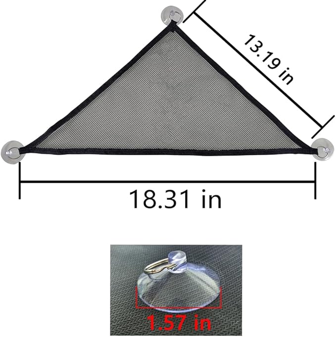 4 Pcs Bearded Dragon Lizard Hammock,Breathable Mesh Reptile Hammock, Suitable for Large & Small Bearded Dragons Anole Geckos Lizards or Chameleon(Black, Green)