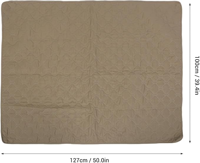 Zerodis Other BBQ Picnic Supplies Cloth Polyester Couch Sofa Cover Water Proof Dog Blanket Furniture Protector Anti Slip Machine Washable Pet Mat for Furniture 39.4x50in Dog Bed Cover (Khaki)