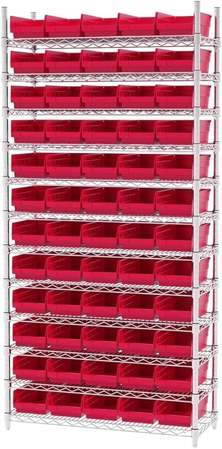 Akro-Mils 30130 Plastic Shelf Bins, Heavy Duty Storage Bins