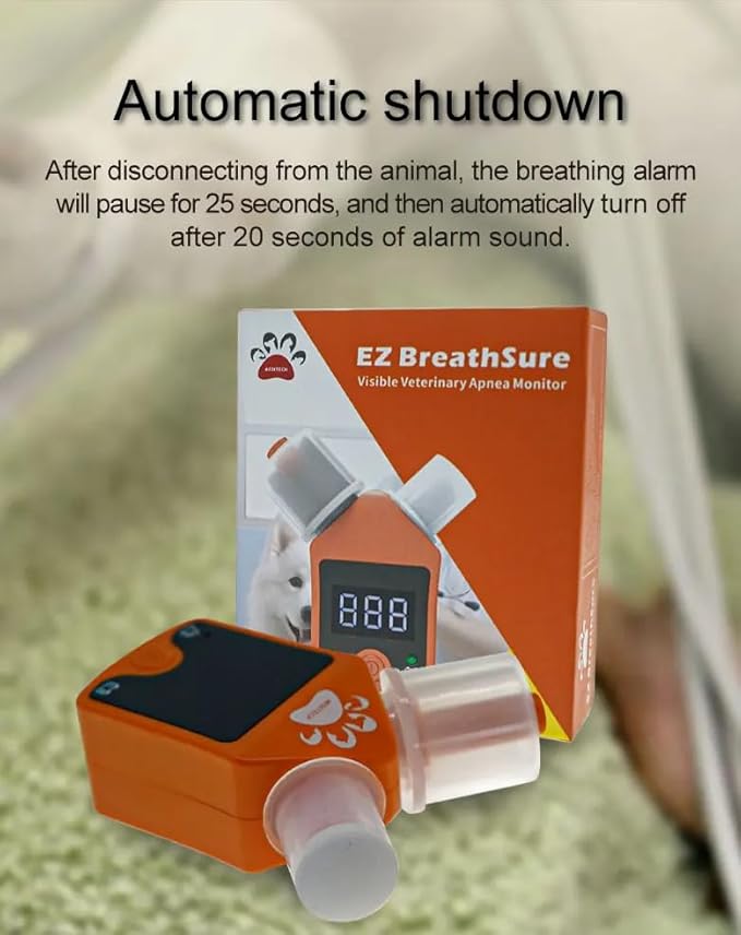 Pet Veterinary Respiratory Rate Alarm and Respiratory Rate Monitor Supports The Monitoring of The Respiratory Rates of Various Animals Such as Cats, Dogs, mice, Rabbits