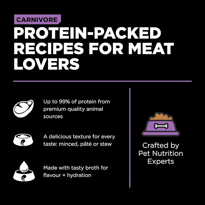 Go! Solutions Carnivore, Grain-Free, Protein Rich Wet Cat Food, Chicken, Turkey and Duck Pâté, 6.4 oz