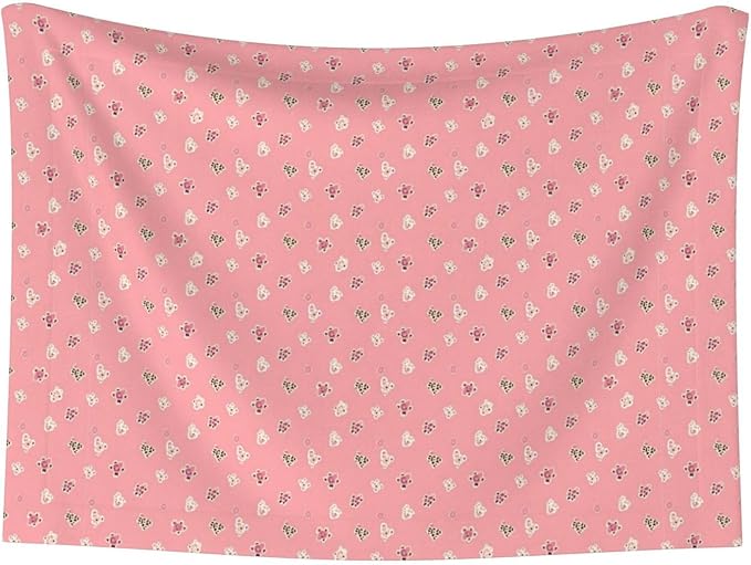 Reversible Plush Throw for Dogs and Cats, Pink Cheetah Leopard, Double Sided Blanket with Nubby Dot Side and Sleek Side Ideal for Cuddling Nesting Security