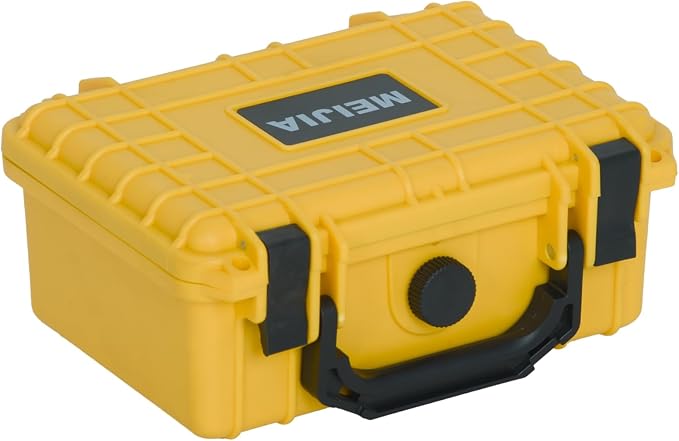 MEIJIA IP67 waterproof hard compact case, Customizable Fit Foam, 8.12”x6.56”x