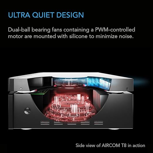 AC Infinity AIRCOM T8, Quiet Cooling Blower Fan System