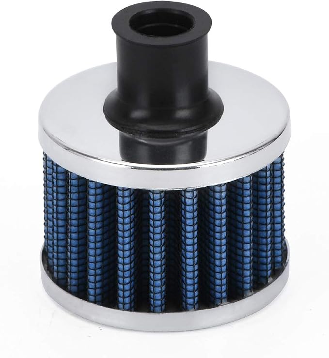 PTNHZ Universal 2 PCS 12mm Auto Cone Mini oil Air Intake Filter Crankcase Vent