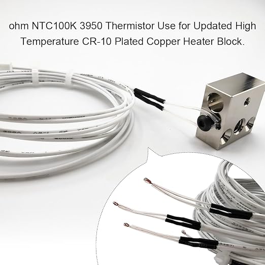 5Pcs Ender 3 Pro Thermistor Upgrade, Ender 5 Thermistor, 3D Printer ohm NTC