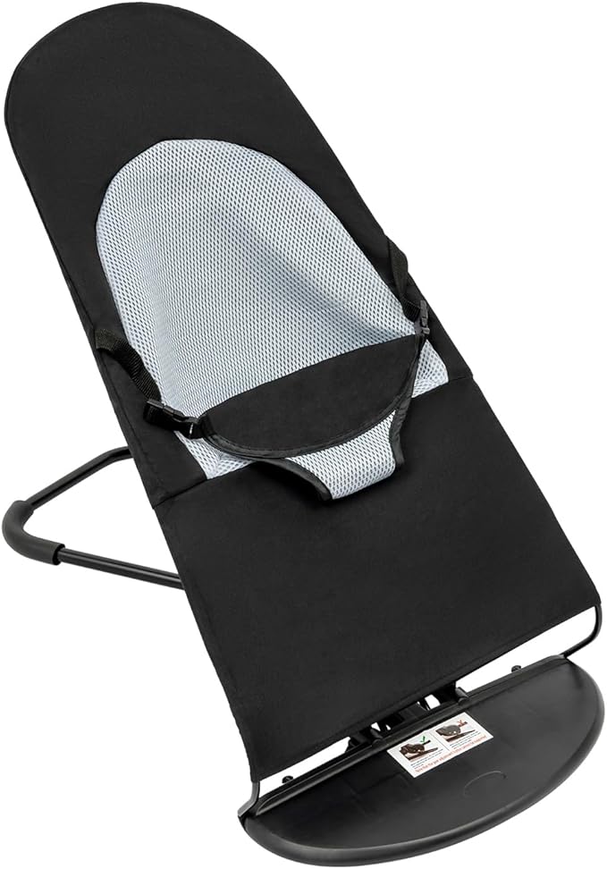 Pet Dog Cat Rocking Chair, Portable Foldable Pet Rocker Bed 3-Level Height Adjustable Small Pet Rocker Summer Breathable Pet Rocker Sofa Bed Dog Cats Rocker Beds for Pets Under 33lbs Black