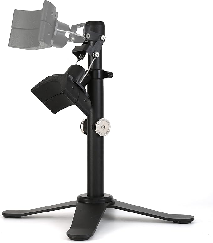 Horse Hoof Stand, 2-in-1 Farrier Hoof Stand with Adjustable Height, Interchangeable Cradle & Post Support for Front & Hind Legs, Metal Body Construction Hoofjack