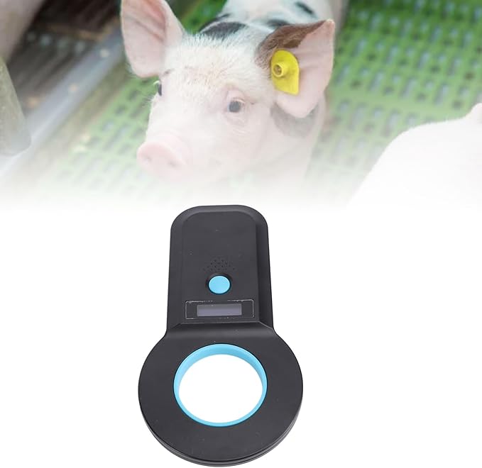 Marhynchus Pet Microchip Scanner USB C Portable Handheld Animal Chip Reader 128 Data Storage for EMID with 0.91in OLED Screen and Rechargeable Battery