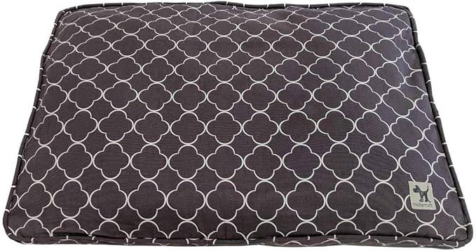 Molly Mutt Sheepy Wool-Filled Crate Pad, GOTS-Certified 100% Organic Cotton Canvas Cover with Soft 100% Natural Wool Insert, Ideal for Dog Bed or Kennel, Clark Gable, 54" x 37" x 2.5"