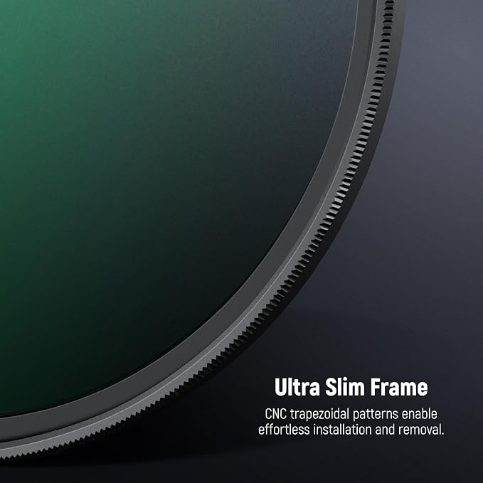 NEEWER 55mm Black Diffusion 1/4 Filter Dreamy Soft Cinematic Effect Filter