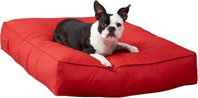 Casey Medium (42 x 30 in.) Salsa Rectangle Indoor/Outdoor Pillow Style Dog Bed