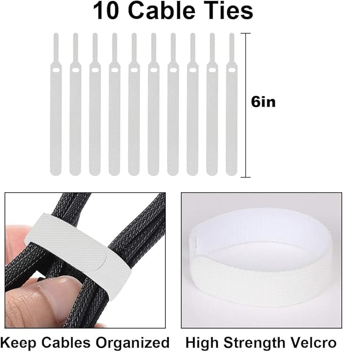 Cable Management Box DUNCHATY 3 Pack Cable Box Organizer with Large Medium Small Cord Hider Box Safe ABS Material for Cover and Hide TV Wires,Computer,Router,USB Hub and Under Desk Power Strip&Cords