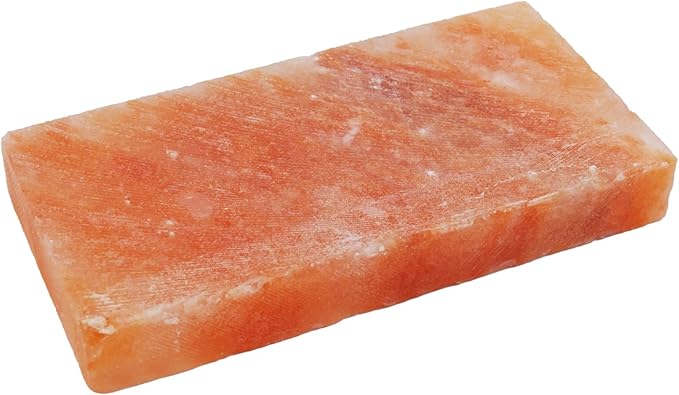 Himalayan Rectangle Horse Salt Lick Brick for Cattle, Goats, Cows and Other Livestock, 100% Natural Animal Salt Blocks for Deer Provide Minerals(1 Pcs | 8 x 4 x1 Inches)