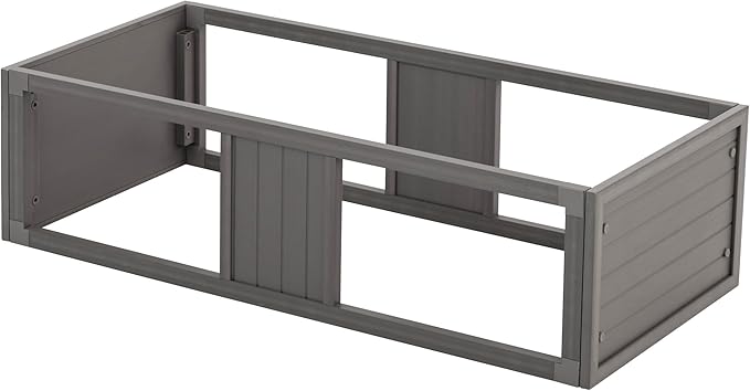 New Age Pet ECOFLEX Two Large Reptile Enclosures with Matching Stacker Combo Set in Grey