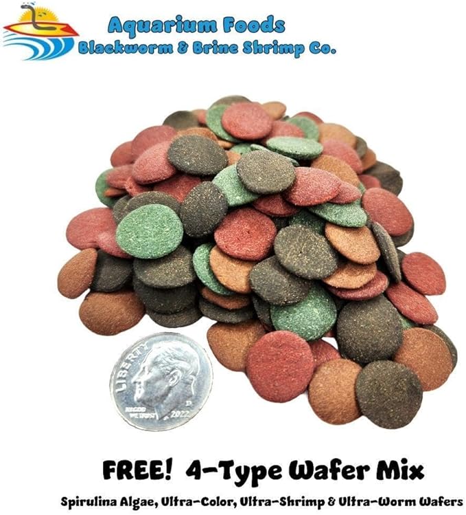 Aquatic Foods Inc. Crickets - Freeze-Dried All Natural Crickets for Large Fish, Reptiles, Turtles, Birds, Hamsters, Hedgehogs, Sugar Gliders, All Lizards…1oz Sm Round Jar