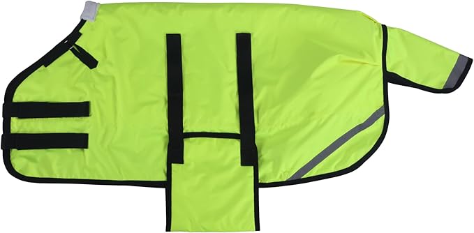 Foal/Mini Horse Size 30"-48" Waterproof & Breathable 300 Denier Winter Turnout Blanket with 150g Polyfill Green Medium