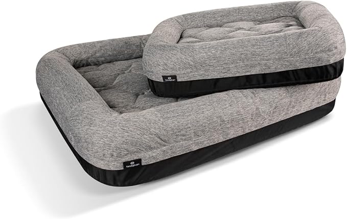 Bedgear Performance Dog Bed - Small - Durable Pet Bed with Washable Cover - Removable Pad for Travel