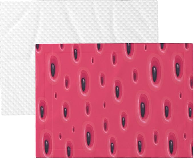 Double Sided Plush Pet Blanket with Cozy Dot Texture and Smooth Reverse, Pink Watermelon, Reversible Throw for Dogs Cats on Couches Beds Crates