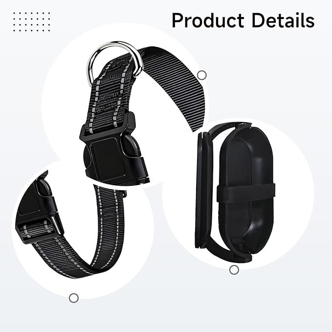 HD Pet Body Camera for Cats & Dogs, Mini 360° Collar Camera for Indoor/Outdoor, Adjustable Mount with OTG Adapter & USB Cable