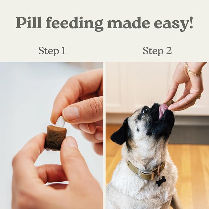 Earthly Pill Buddy Naturals - Duck (Chicken-Free) Pill Hiding Treats for Dogs - Pill Pocket for Any Size Medication - 90 Servings