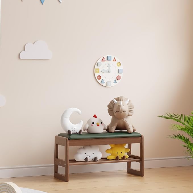 AQIMUELE Shoe Rack Bench, 2 Tiers Shoe Bench