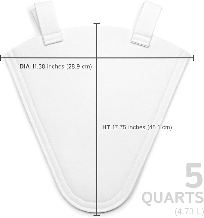 The Felt Store Synthetic Maple Syrup Filter Cone – Reusable Heavy-Duty