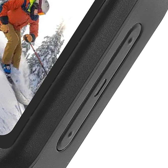 Pongnas Pet Camera Collar, 1080P HD Video Recording with Anti Shake, 0.96 Inch IPS Color Screen, Wide Angle Lens, Magnetic Mount, for Cycling Outdoor Pets (Black)