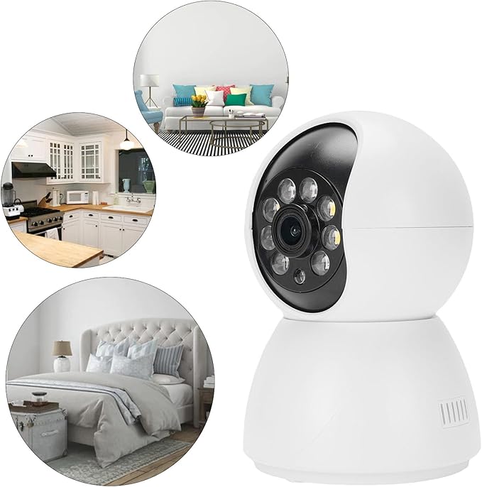 Pet Camera,2K 3MP HD Pet Monitor with Phone App,360° Panoramic Vision,Motion Detection,Night Vision Dog Camera for Home Indoor Security