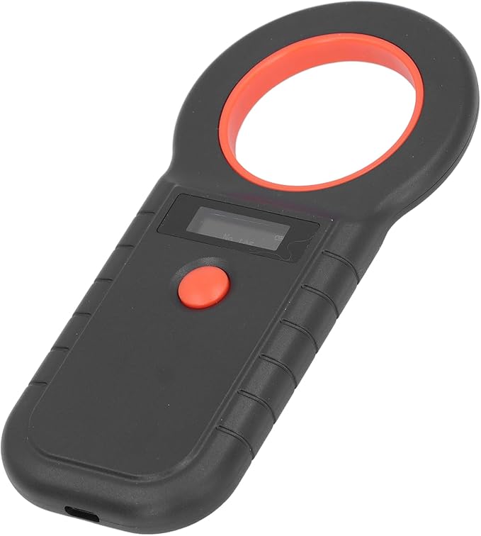 Pet Microchip Scanner, RFID Reader 134.2kHz 125kHz, Rechargeable, Memory Storage 128, for Dogs Cats Animals