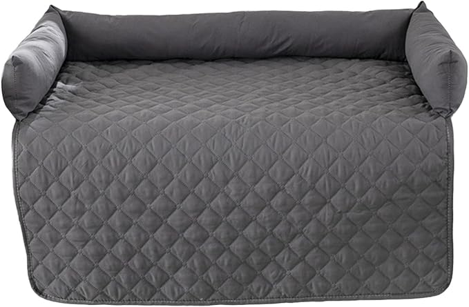 Dog Bed Cover & Couch Protector - Anti-Slip & Waterproof Pet Pad, Cozy Nest for Dogs, Ideal for Sofa, Bed & Car Seat Cushion - Furniture Protector Dark Gray XL