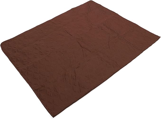 Waterproof Dog Bed Cover 52x82in Brown, Slip & Washable Sofa Protector - Furniture Guard Against Pet Accidents, Non - Slip Bottom for Dogs & Cats (52x82inch)