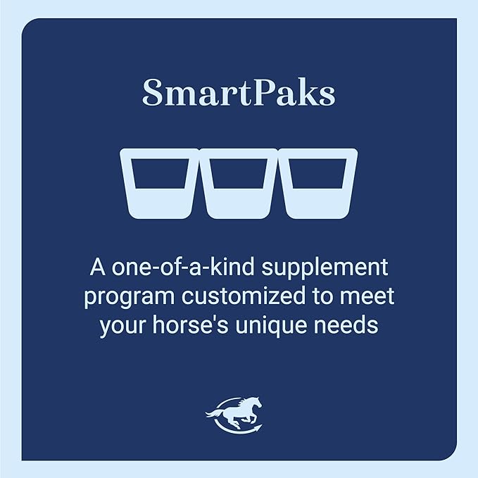 Starter SmartPak | Horse Joint Support | Probiotics, Prebiotics | Essential Vitamins, Minerals, and 5000 mg of Omega 3 | Prepackaged, Sealed, and Labeled | No Added Sugar | 28 Days Supply
