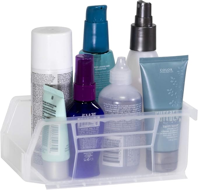 Akro-Mils 30220 AkroBins Plastic Storage Bins, Space-Saving Stackable Bins