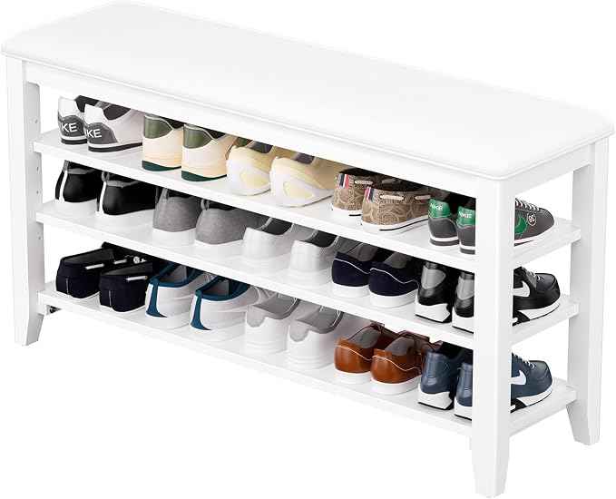 Shoe Rack Bench Entryway Storage