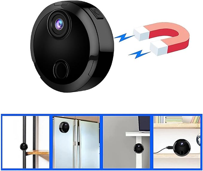 1080P WiFi Camera with USB Charging & Stand - Indoor Camera Surveillance Camera with App Control Motion Detection & Night Vision, Pet Camera for Home Security