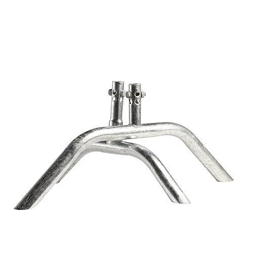 Angry Bull Barricades Metal Interlocking Steel Barricade (8.5 Ft. Lightweight Hot-Dipped, Bridge Feet, Galvanized Steel, Set of 10)