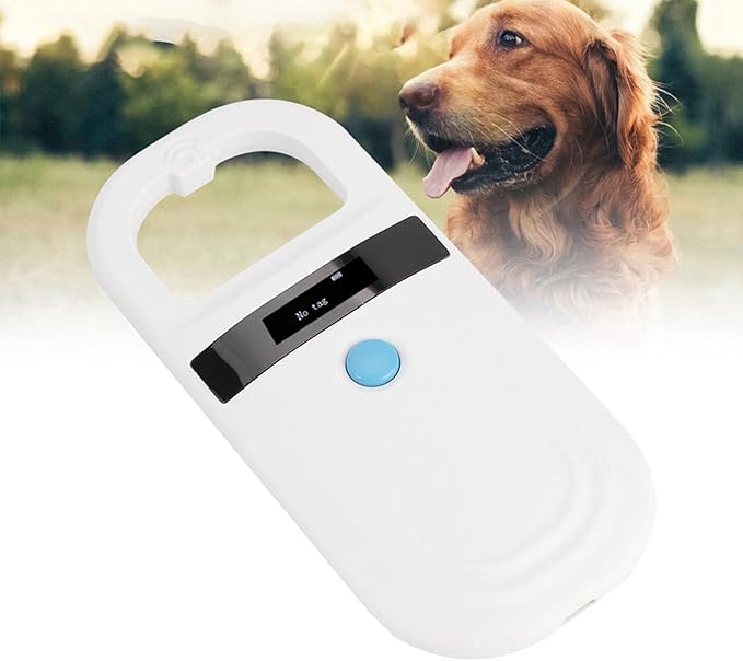 Pet Tag Scanner,Pet Scanner,Microchip Scanner, Rechargeable Animal Chip ID Scanner Microchip Scanner Pet Tag Scanner
