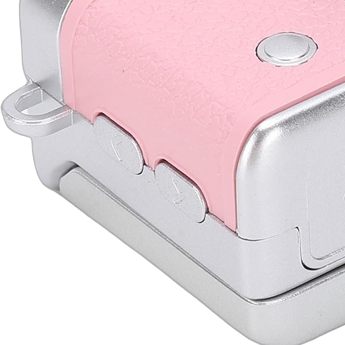 Palm Size Camera, 1080P Video 48MP Image Wide Angle Lens 1.47 Inch Flip Screen, with Fill Light and Type C Charging, for Campus Cycling Pets Selfie (Pink)