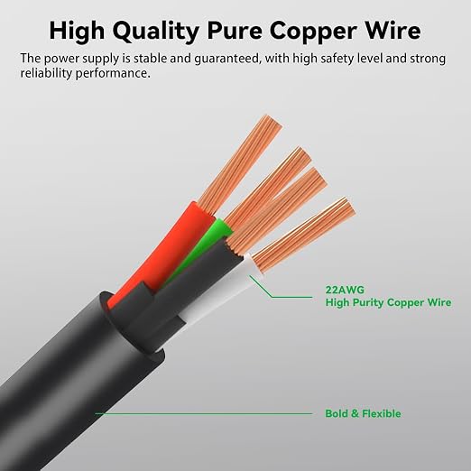 UniTak3D Extension Cable for Bambu Lab AMS Lite, 39.37in 4-Pin Cable