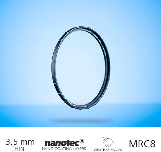 72mm X2 UV Filter for Camera Lenses