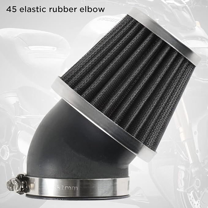Evermotor Mini Engine Air Filter, 34mm 35mm 36mm Air Filter Replacement Cleaner