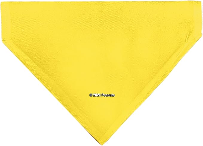 Peanuts Pet Bandana Peanuts Woodstock Pose Close Up Yellow Slip On Collar Bandana Only