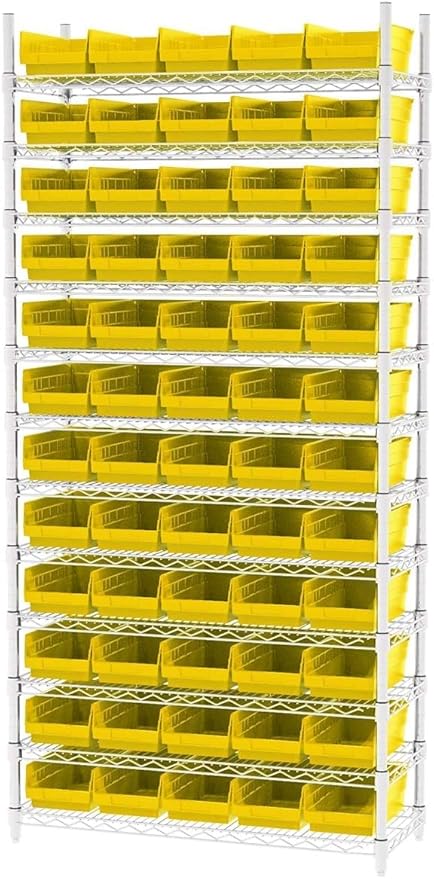 Akro-Mils 30130 Plastic Shelf Bins, Heavy Duty Storage Bins